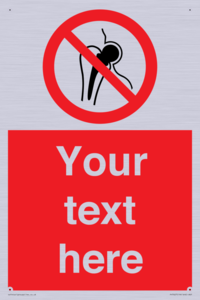 Custom prohibition No metallic implants